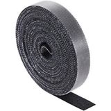 Microcase Cırt Cırt Kablo Ve Malzeme Düzenleyici Kesilebilir Model 20mm X 1 Metre Cırt Bant - SİYAH AL5268 Siyah