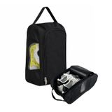 Microcase Çok Amaçlı Fileli Ayakkabı Düzenleyici Seyahat Çantası Hurç 34X23X14 cm 1 Adet AL5503 - Siyah