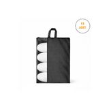 Microcase Çok Amaçlı Şeffaf Pencereli Ayakkabı Düzenleyici Seyahat Çantası Hurç 50x40 CM 15 Adet AL5502