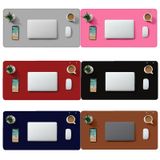 Microcase Deri Mouse Pad Laptop Bilgisayar Geniş Masa Matı 80x40 AL3023 (Lacivert)