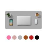 Microcase Deri Mouse Pad Laptop Bilgisayar Geniş Masa Matı 80x40 AL3023 (Siyah)
