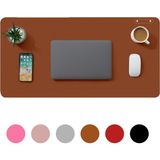 Microcase Deri Mouse Pad Laptop Bilgisayar Geniş Masa Matı 80x40 AL3023 (Taba)