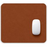 Microcase Dikdörtgen Tasarım Bilgisayar Laptop Deri Mouse Pad 25X21 AL5591 - Taba