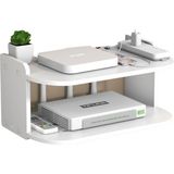Microcase Duvara Monte 2 Raflı Modem Uydu Telefon Kumanda Vb Eşya Düzenleyici Raf AL5347 - Beyaz - 30x19 cm