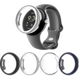 Microcase Google Pixel Watch Önü Kapalı Silikon Kılıf AL3173 (Gümüş)