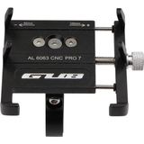 Microcase Gub Pro 7 Alüminyum Alaşım Bisiklet Motosiklet Telefon Tutucu - 55-100MM Ayarlanabilir Gidon Telefon Sabitleyici - AL5774 - Siyah