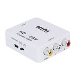 Microcase HDMI to RCA TOS AV Çevirici Dönüştürücü 1080P Mini HDMI2AV Video Conventer - AL2665