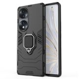 Microcase Honor 70 Batman Serisi Yüzük Standlı Armor Kılıf - Siyah AL3349