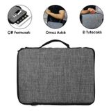 Microcase Honor Pad X8 10.1 inch Tablet için Omuz Askılı ve El Tutacaklı Universal Sleeve Taşıma Çantası -AL3068