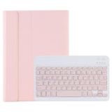 Microcase Honor Pad X8 10.1 inch Tablet ile uyumlu Bluetooth Klavyeli Standlı Kılıf - BKK4 Pembe