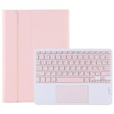 Microcase Honor Pad X8 10.1 inch Tablet ile uyumlu Bluetooth Touchpad Klavye + Standlı Kılıf - BKK5 Pembe