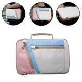 Microcase Honor Pad X8A 11 Inch Papermatte Edition Tablet Için Omuz Askılı El Tutacaklı Universal Sleeve Taşıma Çantası AL4346 Pembe Mavi Krem