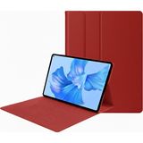 Microcase Honor Pad X8A 11 Inch Tablet ile Uyumlu Sleeve Serisi Mıknatıs Kapak Standlı Kılıf - Slorta - Kırmızı