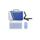 Microcase Honor Pad X9A 11.5'' Türkçe BT Klavye +Mouse+ Standı-Mavi AL4384