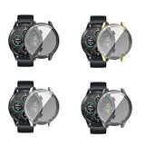 Microcase Honor Watch Magic 2 46mm Önü Kapalı Tasarım Yumuşak Silikon Kılıf (Gold)