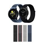 Microcase Honor Watch Magic için Cırtlı Kumaş Kordon Kayış - KY18 (Gri)