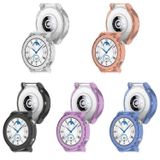 Microcase Huawei GT3 Pro 43 mm Önü Açık Tasarım Silikon Kılıf - AL3172 (Şeffaf)