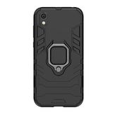 Microcase Huawei Honor 8S - Y5 2019 Batman Serisi Yüzük Standlı Armor Kılıf - Siyah