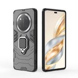 Microcase Huawei Honor Magic 7 Lite/Honor X60 Pro 5G/Honor X9C 5G ile Uyumlu Batman Serisi Yüzük Standlı Armor Kılıf - Siyah AL3349