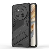 Microcase Huawei Honor Magic 7 Lite/Honor x60/Honor X9C 5G Matrix Serisi Armor Standlı Perfect Koruma Kılıf - Siyah Al3416