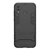 Microcase Huawei Honor Play Alfa Serisi Armor Standlı Perfect Koruma Kılıf - Siyah