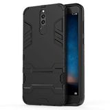 Microcase Huawei Mate 10 Lite Alfa Serisi Armor Standlı Perfect Koruma Kılıf - Siyah