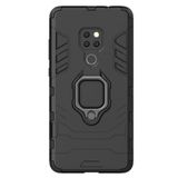 Microcase Huawei Mate 20 Batman Serisi Yüzük Standlı Armor Kılıf - Siyah