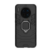 Microcase Huawei Mate 30 Batman Serisi Yüzük Standlı Armor Kılıf - Siyah