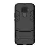 Microcase Huawei Mate 30 Lite Alfa Serisi Armor Standlı Perfect Koruma Kılıf - Siyah
