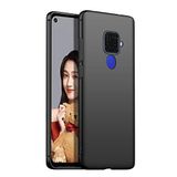 Microcase Huawei Mate 30 Lite Elektrocase Serisi Kamera Korumalı Silikon Kılıf - Siyah
