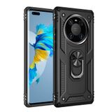 Microcase Huawei Mate 40 Anka Serisi Yüzük Standlı Armor Kılıf- Siyah
