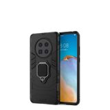 Microcase Huawei Mate 40 Batman Serisi Yüzük Standlı Armor Kılıf - Siyah