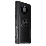Microcase Huawei Mate 40 Rome Serisi Yüzük Standlı Armor Kılıf - Siyah