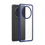 Microcase Huawei Mate 50 Pro Luna Serisi Köşe Korumalı Sert Rubber Kılıf - AL3422 Mavi