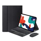 Microcase Huawei Matepad 10.4 inch BAH-W09 ile Uyumlu Bluetooth Touchpad Klavye + Bluetooth Mouse + Standlı Kılıf - BKK7