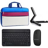 Microcase Huawei Matepad 11.5 2025 ile Uyumlu Tablet Çanta+Bluetooth Klavye+Mouse+Tablet Standı SIYAH-AL4840 - Krem - Bordo - Mavi