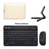 Microcase Huawei MatePad 11.5 S Tablet için Tablet Çanta+Türkçe Bluetooth Klavye+Mouse+Tablet Standı-AL8124 (Siyah)