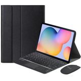 Microcase Huawei Matepad 12X 12 Inch Uyumlu Bluetooth Touchpad Klavye+Bluetooth Mouse+Standlı Kılıf-Bkk7 - Siyah