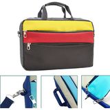 Microcase Huawei Matepad Air 11.5 Inch ile Uyumlu Tablet Macbook Laptop Tablet Çantası 2 Bölmeli AL4821 - Sarı - Kırmızı