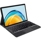 Microcase Huaweı Matepad Air 11.5 Inch Tablet Uyumlu Tablet Bluetooth Touchpad Klavyeli Kılıf - Bkk5 - Koyu Siyah