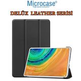 Microcase Huawei Matepad Pro 10.8 Delüx Leather Serisi Standlı Kılıf - Siyah