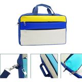 Microcase Huawei Matepad Pro 12.2'' Papermatte Edition ile Uyumlu Tablet Macbook Laptop Tablet Çantası 2 Bölmeli AL4821 - Sarı - Lacivert