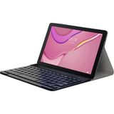 Microcase Huawei Matepad T10S 10.1 Inch Bluetooth Klavyeli Standlı Kılıf - Bkk4 - Siyah