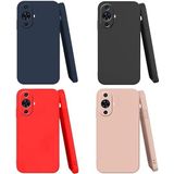 Microcase Huawei Nova 11 CamPRO Serisi Kamera Korumalı Silikon Kılıf - AL3427 (Kırmızı)