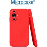 Microcase Huawei Nova 11 Pro CamPRO Serisi Kamera Korumalı Silikon Kılıf - AL3427 (Kırmızı)