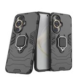 Microcase Huawei Nova 12S /Nova 11 Batman Serisi Yüzük Standlı Armor Kılıf - Siyah AL3349