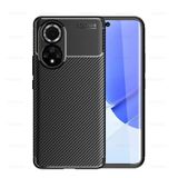Microcase Huawei Nova 9 Maxy Serisi Carbon Fiber Silikon Kılıf - Siyah AL3413