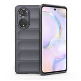 Microcase Huawei Nova 9 SE Miami Serisi Darbeye Dayanıklı Silikon Kılıf - Koyu Gri