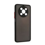 Microcase Huawei Nova Y90 London Serisi Darbeye Dayanıklı Kılıf -Buzlu Siyah
