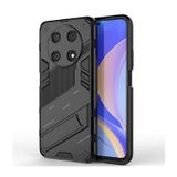 Microcase Huawei Nova Y90 Matrix Serisi Armor Standlı Perfect Koruma Kılıf - Siyah